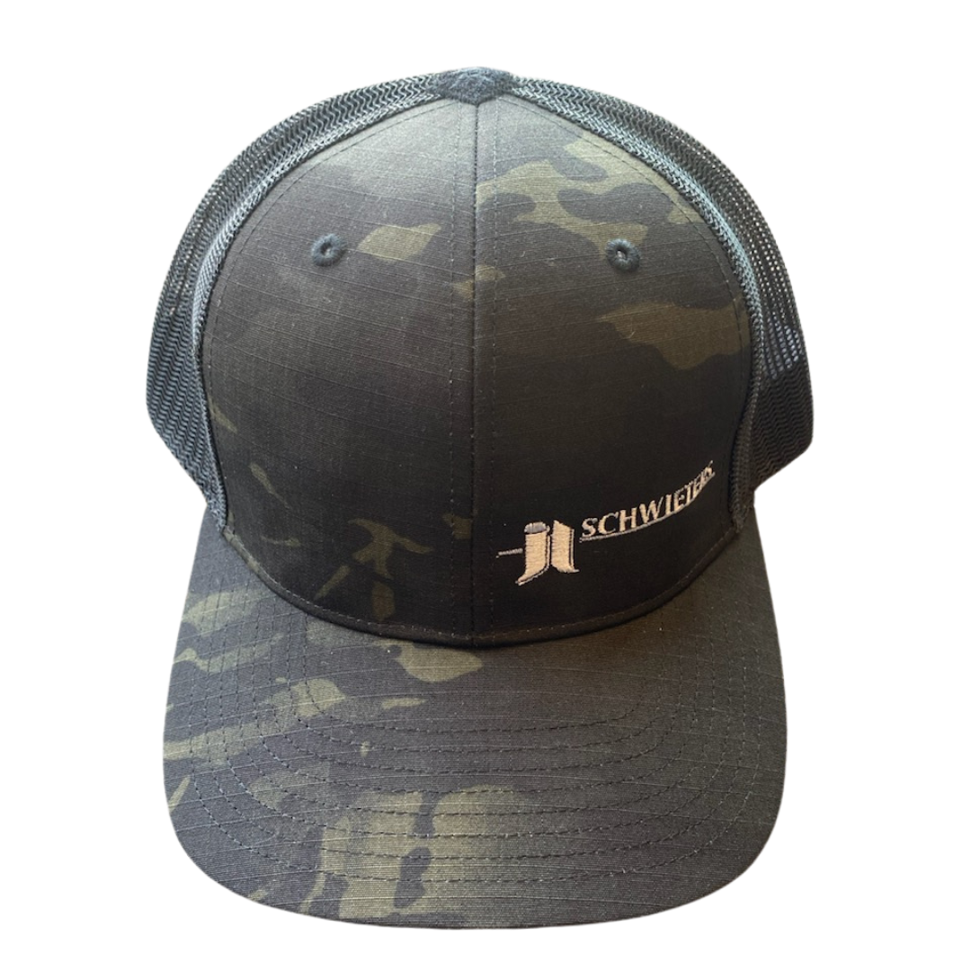 Camo Hat with American Flag – Schwiets Gear